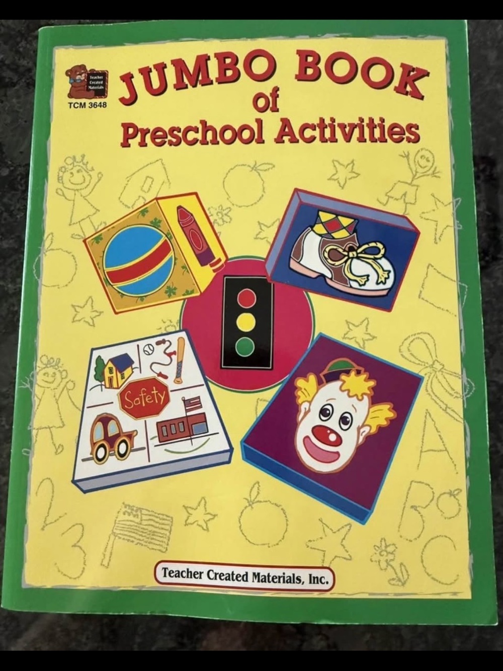 Jumbo Book of Preschool Activities Paperback Teacher Created Materials Education